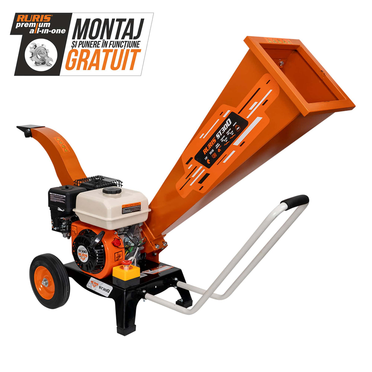 Ruris Tocator crengi Tocator de crengi RURIS ST300 | 7 CP / 212 cc, Tip model GBK-65-1, Tip combustibil Benzina fara plumb