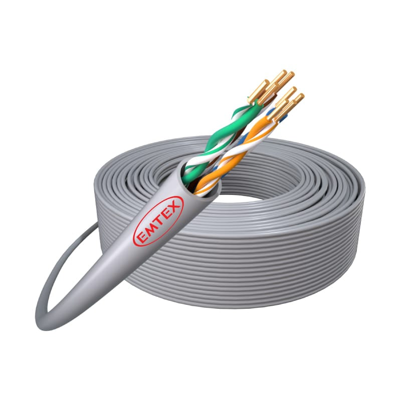 Emtex Cablu UTP Cablu UTP Emtex KAB-EMT13 | Cat5e, Cupru, 24AWG, 305m