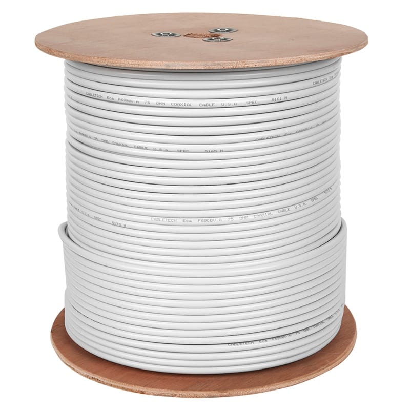 Cabletech CABLU COAXIAL MIEZ CUPRU ECRAN AL TAMBUR 305M