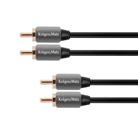 Kruger Matz Cablu RCA Cablu RCA Kruger&Matz KM0305 | 2RCA-2RCA, 1.8m