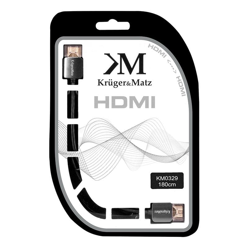 Kruger Matz Cablu HDMI Cablu HDMI Kruger Matz KM0329 | 4K UHD, 1.8m