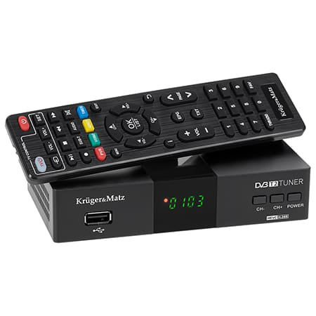 Kruger Matz Tuner Tuner DVB-T2 Kruger Matz KM0550D | H.265 HEVC, Digital
