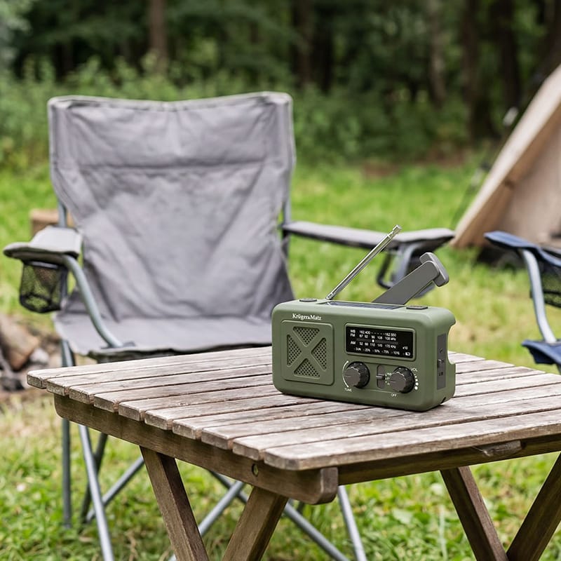 Kruger Matz Radio portabil Radio Portabil Kruger Matz KM0835 | Solar, 2000mAh, Multifunctional
