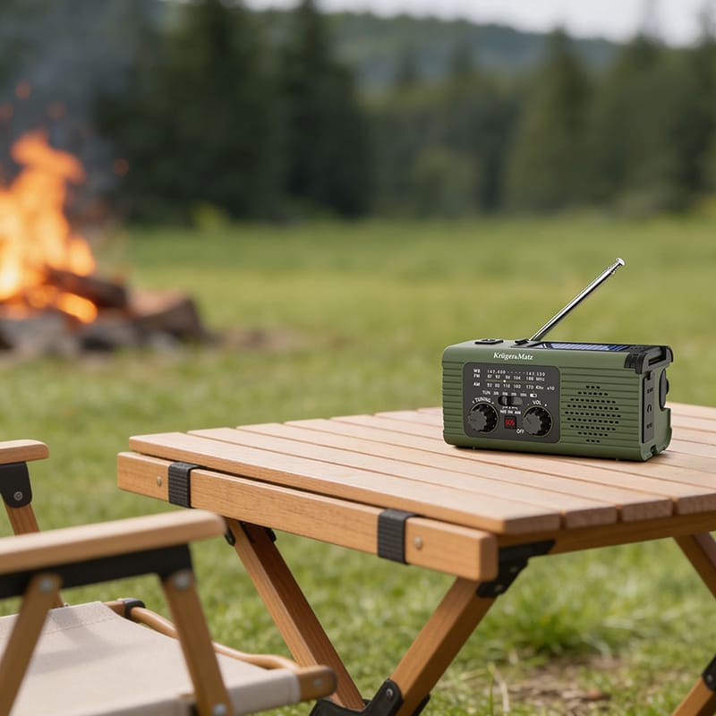 Kruger Matz Radio portabil Radio Portabil Kruger Matz KM0836 | Solar, 5000mAh, Multifunctional