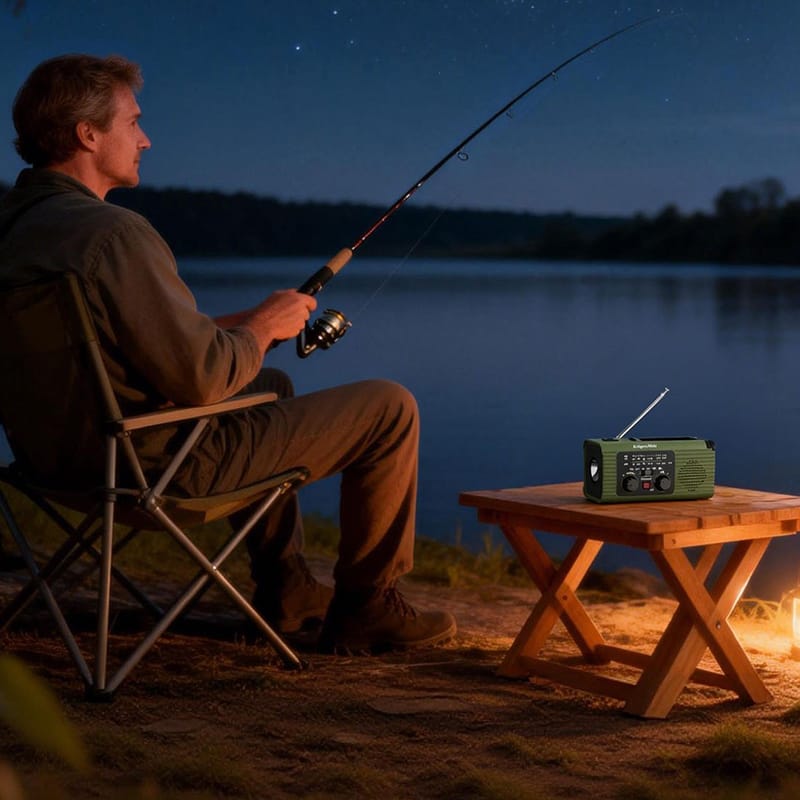 Kruger Matz Radio portabil Radio Portabil Kruger Matz KM0836 | Solar, 5000mAh, Multifunctional