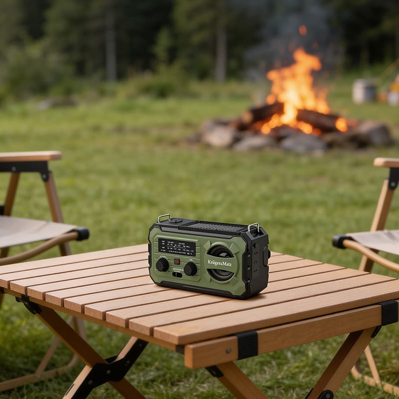 Kruger Matz Radio portabil Radio Portabil Kruger Matz KM0837 | Solar, 10000mAh, Multifunctional