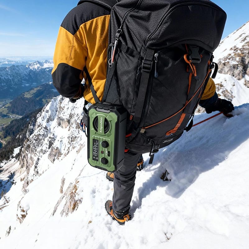 Kruger Matz Radio portabil Radio Portabil Kruger Matz KM0837 | Solar, 10000mAh, Multifunctional