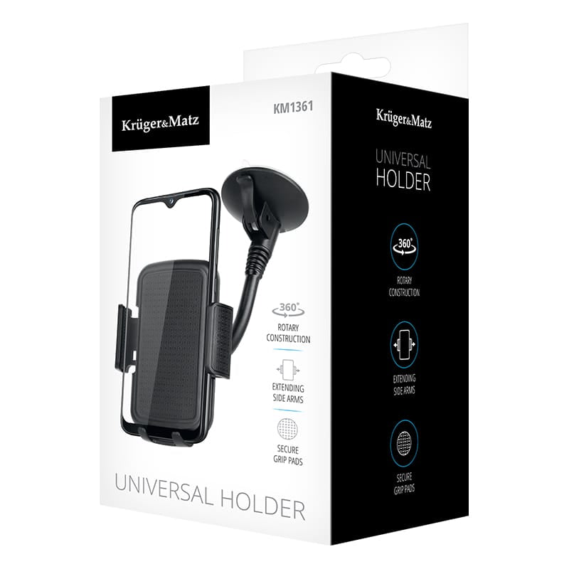 Kruger Matz Suport telefon auto Suport Auto Universal Kruger&Matz KM1361