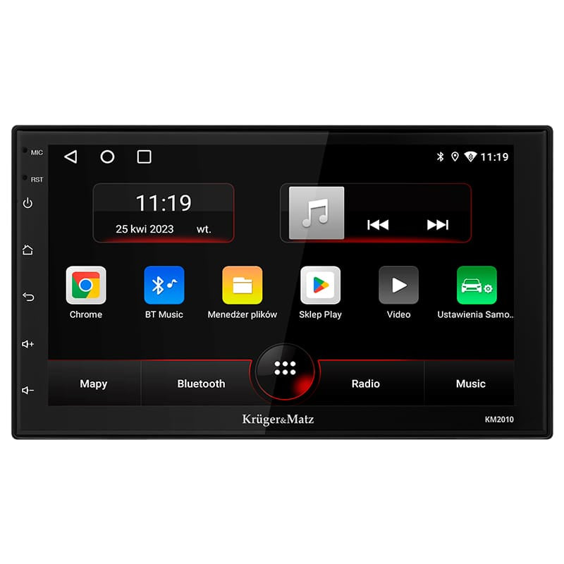 Kruger Matz Player auto Player Auto Kruger&Matz KM2010 | 2 DIN, CarPlay, Android Auto
