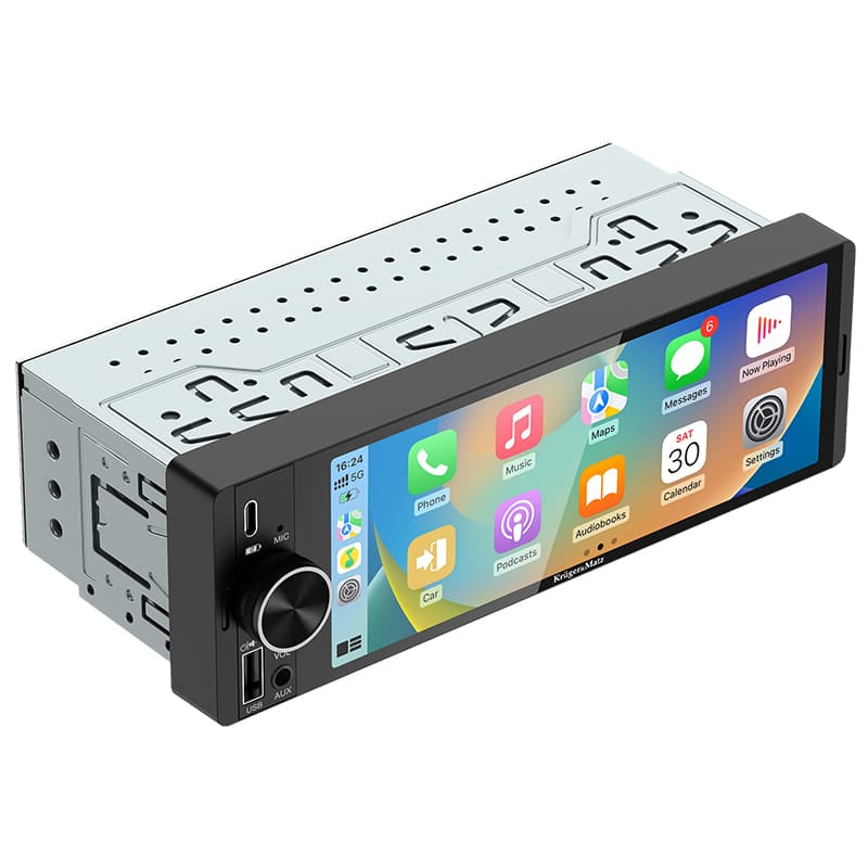 Kruger Matz Player auto Player Auto Kruger&Matz KM2016 | 1 DIN, 4x60W, CarPlay, Android Auto