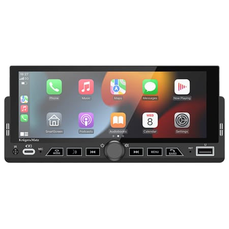 Kruger Matz Player auto Player Auto Kruger&Matz KM2017 | 1 DIN, 4x60W, CarPlay, Android Auto