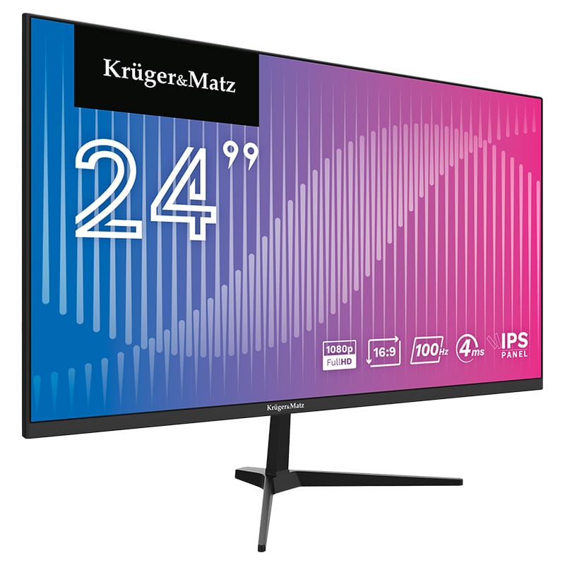 Kruger Matz Monitor PC Monitor Kruger&Matz KM9901-MT24 | 24 inch, 100Hz, Full HD, IPS