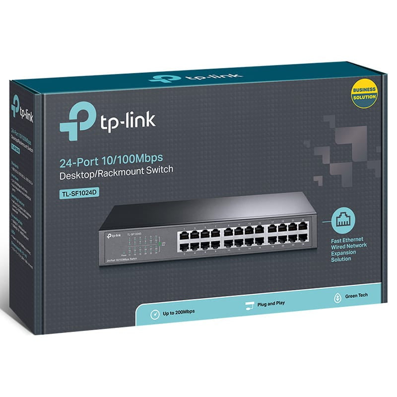 TP-Link Switch Switch TP-Link TL-SF1024D | 24 Porturi, 10/100 Mbps, Desktop/Rack