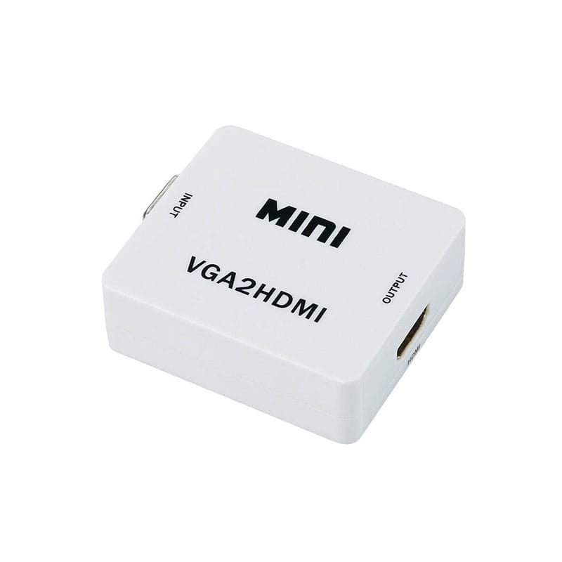 Lechpol Adaptor HDMI Adaptor Lechpol KOM0846 | VGA + Audio la HDMI, 1080p, Alimentare USB