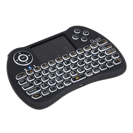 Quer Kit tastatura Tastatura Quer KOM0973 | Touchpad, Wireless, Mini, Smart TV Box
