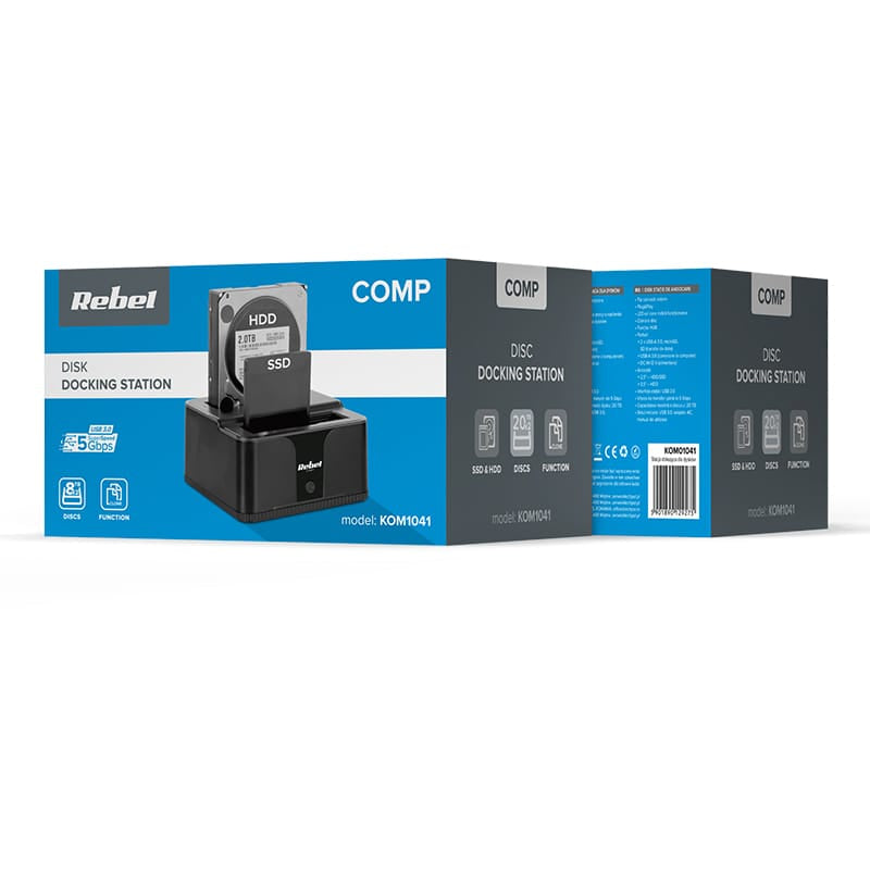 Rebel DOCKING STATION HDD SSD USB 3.0 REBEL