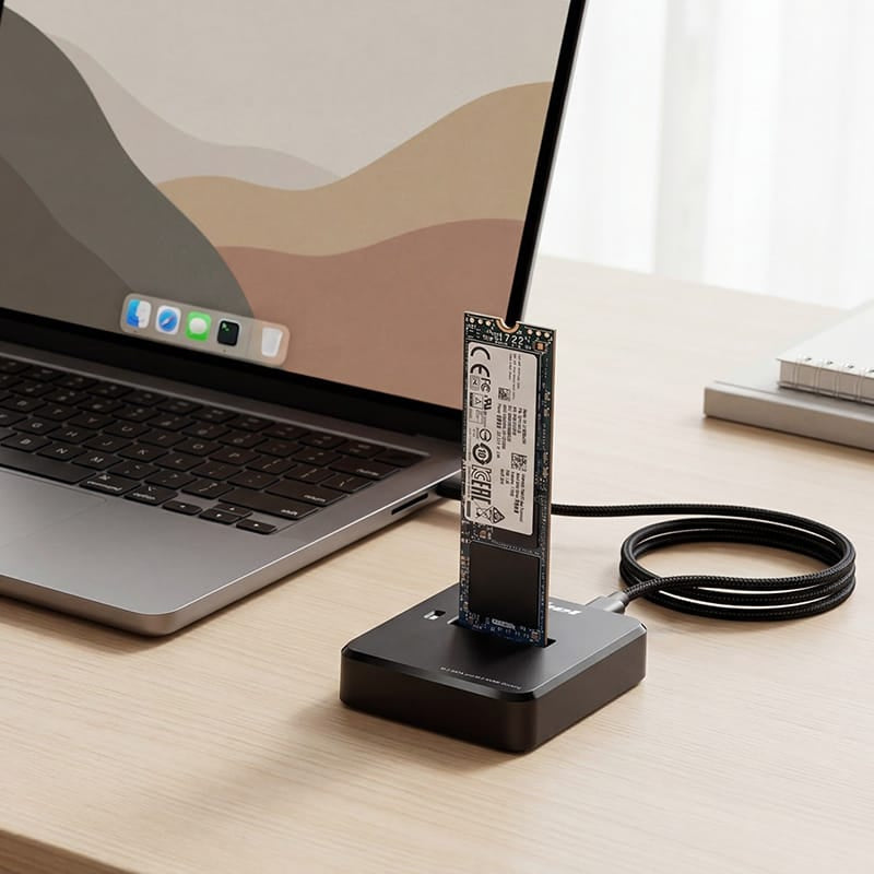 Rebel DOCKING STATION NVME M2 USB TYPE-C REBEL