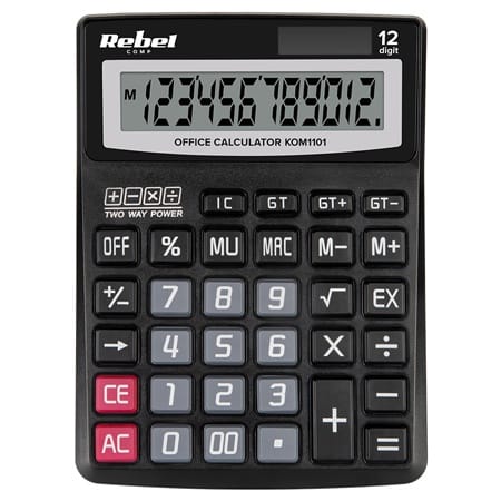 Rebel Calculator birou Calculator Birou Rebel OC-100 KOM1101 | 12 Digiti