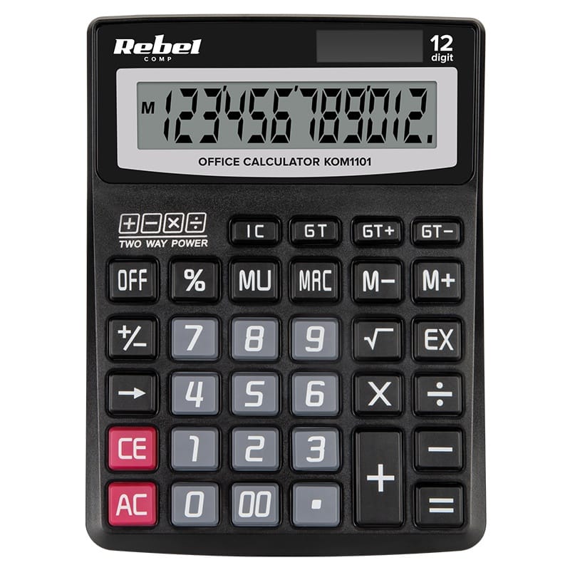 Rebel Calculator birou Calculator Birou Rebel OC-100 KOM1101 | 12 Digiti