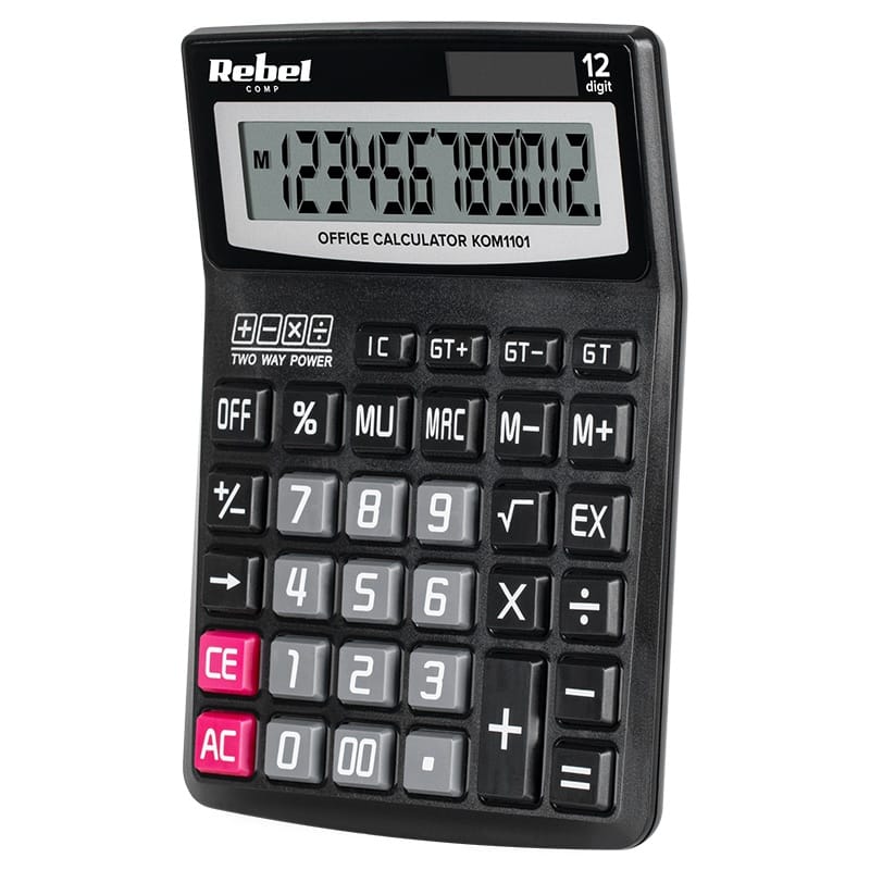 Rebel Calculator birou Calculator Birou Rebel OC-100 KOM1101 | 12 Digiti