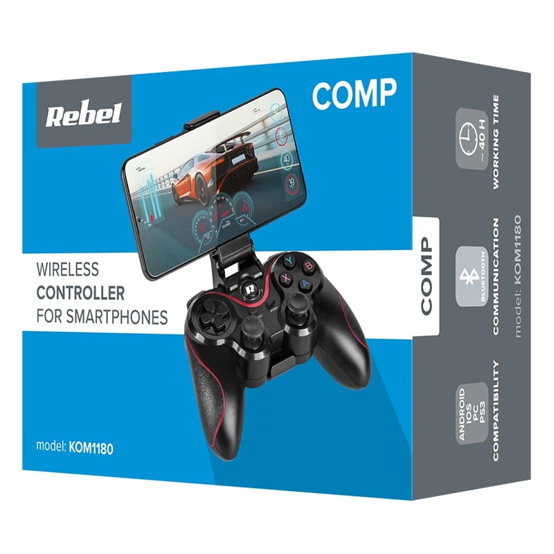 Rebel Accesorii smart home Gamepad Wireless Rebel KOM1180 | Smartphone, Bluetooth