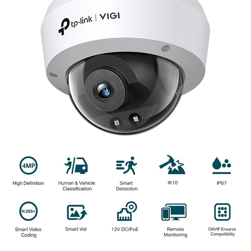 TP-Link Camera de supraveghere Camera Supraveghere TP-Link VIGI KOMC240I-2.8 | 4MP, Dome, 2.8mm