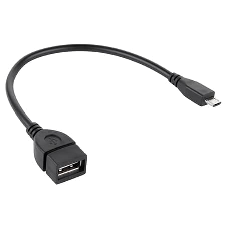 Lechpol CABLU OTG USB A MAMA - MICRO USB TATA 20CM