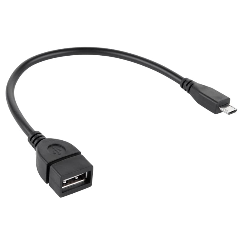 Lechpol CABLU OTG USB A MAMA - MICRO USB TATA 20CM