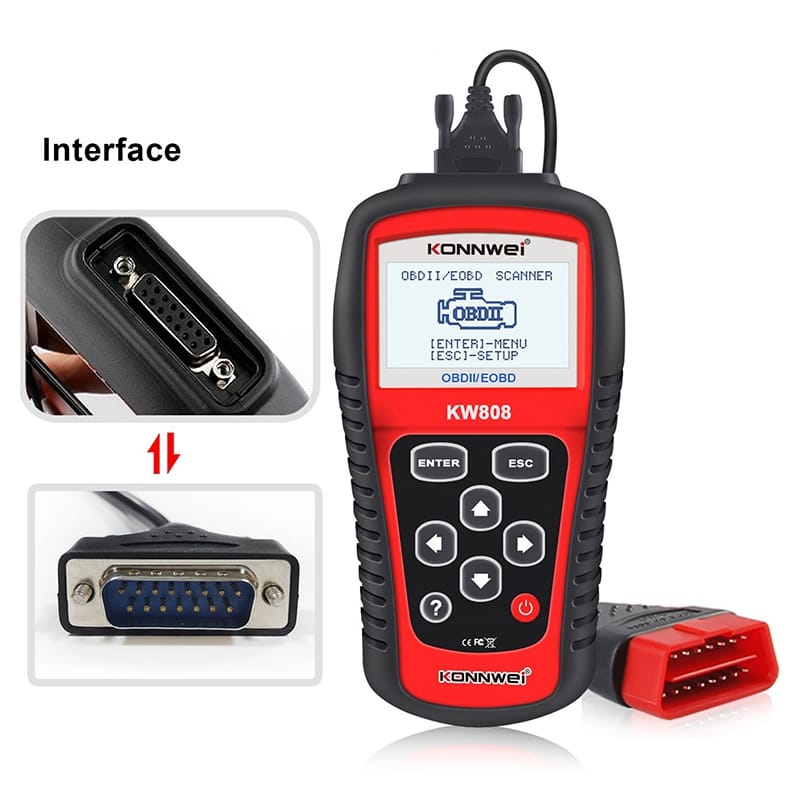 Konnwei Multimetru Multimetru Diagnoza Auto Konnwei KW808 | OBD2, Resetare Erori, Citire Coduri