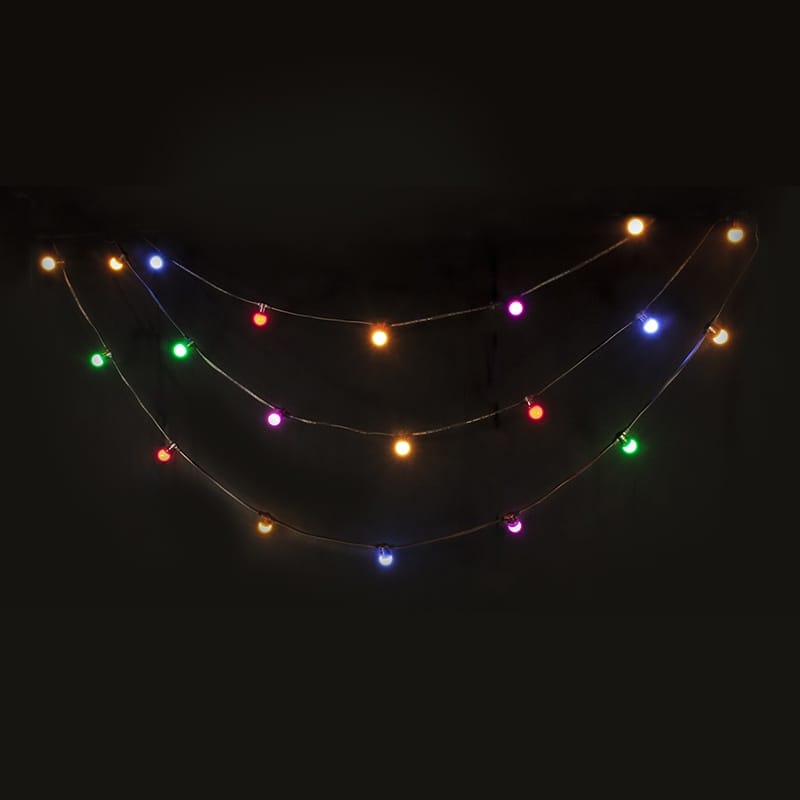Ibiza Light Ghirlanda LED Ghirlanda Luminoasa Ibiza Light LEDSTRING-COL | 10m, 20 Becuri LED G45, IP44, Conectabila