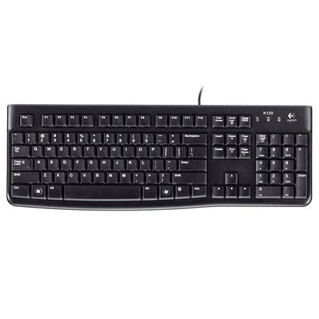 Logitech Tastatura Tastatura Logitech K120 | USB, Cu Fir, Layout Qwerty, Negru