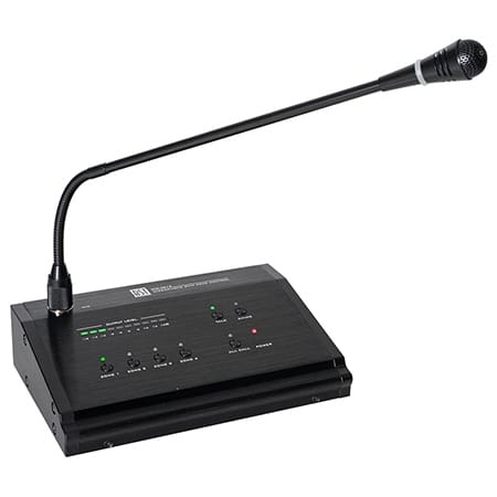 Bst Microfon profesional Microfon Conferinta BST MIC-4012 | 4 Zone, Condensator, RJ45, 24Vdc, 6 Unitati