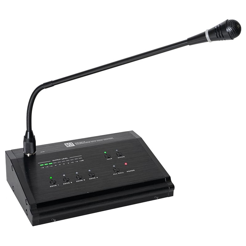 Bst Microfon profesional Microfon Conferinta BST MIC-4012 | 4 Zone, Condensator, RJ45, 24Vdc, 6 Unitati