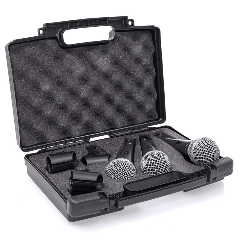 BoomTone DJ Set microfoane Set Microfoane BoomTone DJ MIC 300 | 3 Microfoane Mana, 3 Nuci Microfon