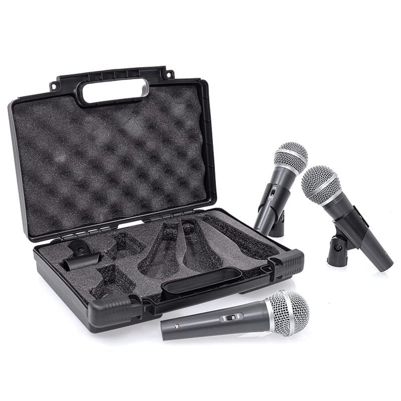 BoomTone DJ Set microfoane Set Microfoane BoomTone DJ MIC 300 | 3 Microfoane Mana, 3 Nuci Microfon