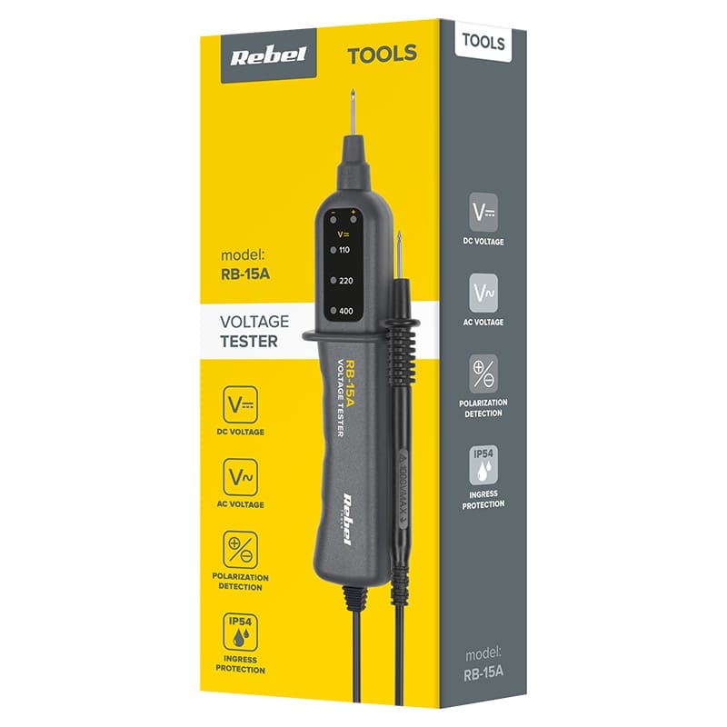 Rebel Detector Detector Tensiune Rebel RB-15A | 100-250V AC