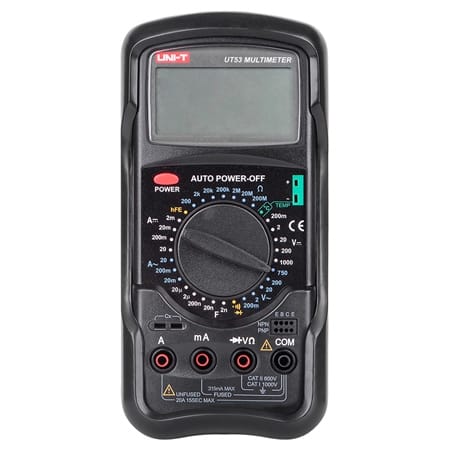 UNI-T Multimetru Multimetru UNI-T UT53 | Digital, Testare Tensiune AC/DC, Continuitate