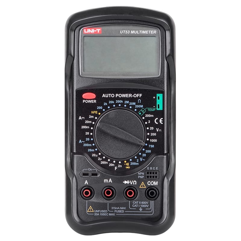 UNI-T Multimetru Multimetru UNI-T UT53 | Digital, Testare Tensiune AC/DC, Continuitate