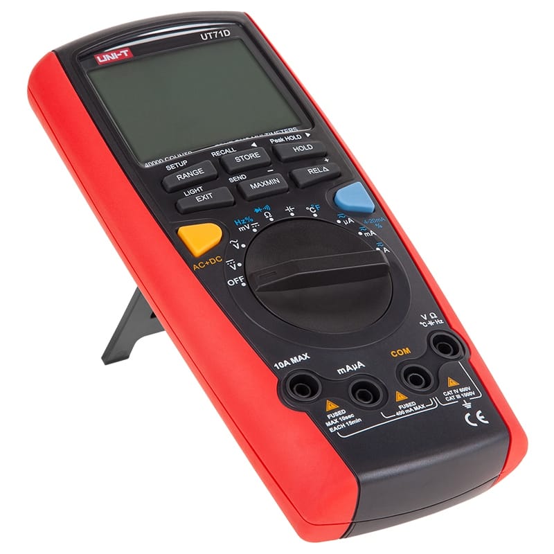 Uni-T Multimetru Multimetru Uni-T UT71D MIE0092 | Digital, True RMS, USB, Automat