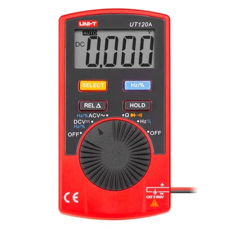 Uni-T Multimetru Multimetru Digital Uni-T UT120A MIE0143 | Afisaj LCD, Masurare Tensiune AC/DC, Teste Continuitate