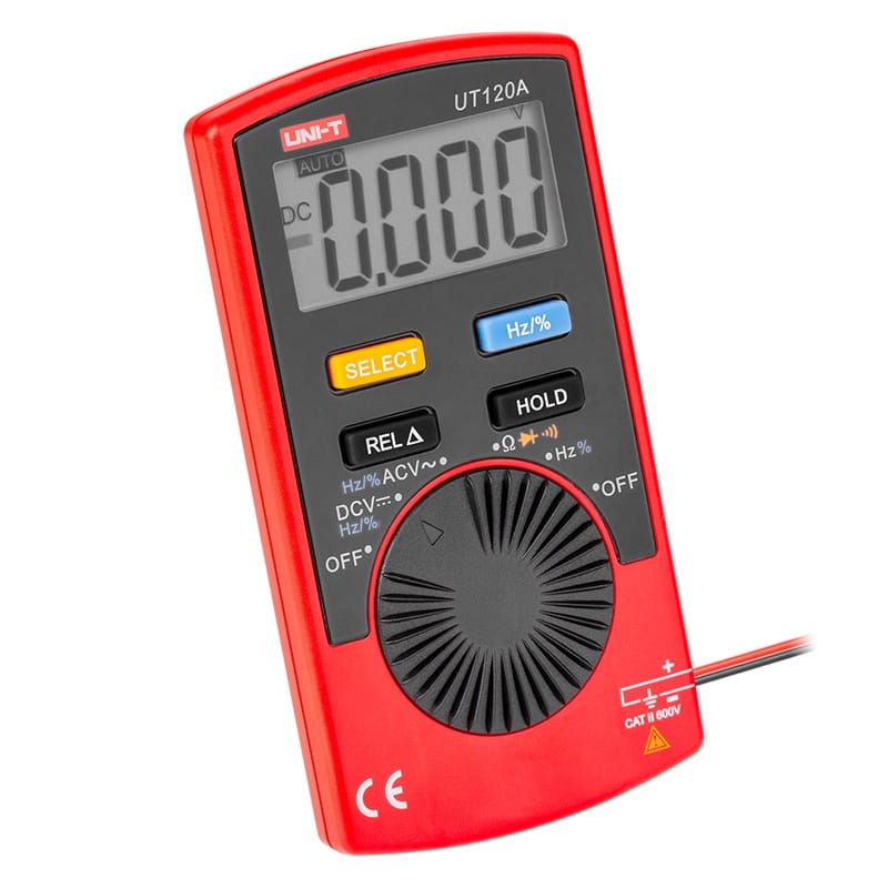 Uni-T Multimetru Multimetru Digital Uni-T UT120A MIE0143 | Afisaj LCD, Masurare Tensiune AC/DC, Teste Continuitate