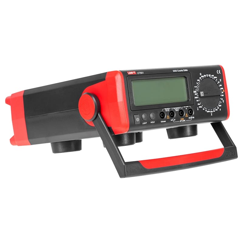 UNI-T Multimetru Multimetru Digital Bench UNI-T UT801C | Desktop, Afisaj LCD, Masurare Tensiune/Curent