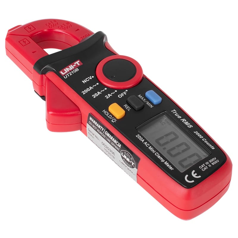UNI-T Clampmetru digital Clampmetru Digital UNI-T UT210B | 200A, Multimetru AC/DC, Display LCD