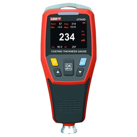 UNI-T Aparat de masura Tester Masurare Grosime Vopsea UNI-T UT343D | Digital, 0-1300μm, ±3%