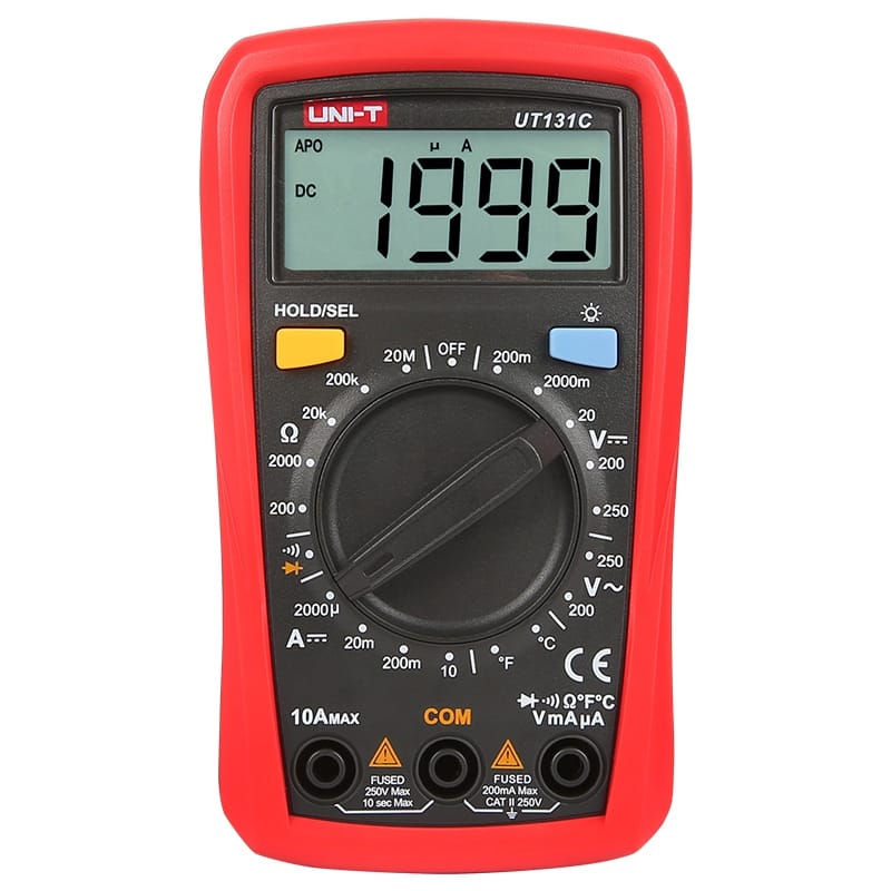 Uni-T Multimetru Multimetru Digital Uni-T UT131C MIE0381 | Display LCD, Masurare Tensiune AC/DC, Curent, Rezistenta