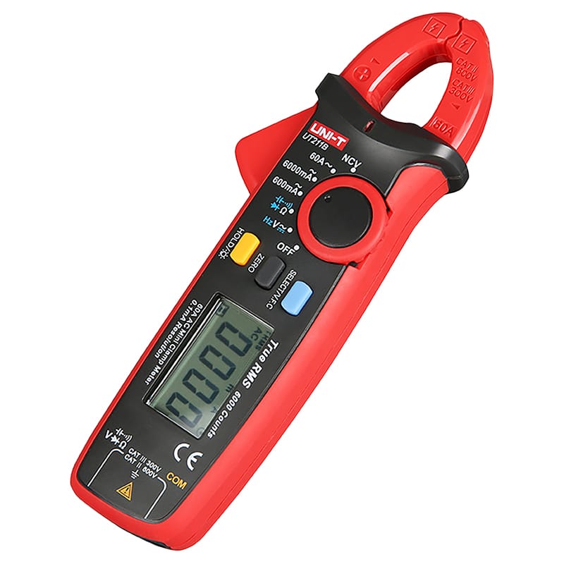 Uni-T Clampmetru digital Clampmetru Digital Uni-T UT211B MIE0491 | 60A AC/DC, True RMS, NCV