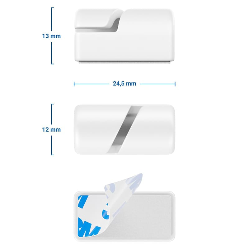 Lechpol Accesoriu bucatarie Clipsuri Cabluri Lechpol MK5554 | Set 4 Buc, Organizare Cabluri