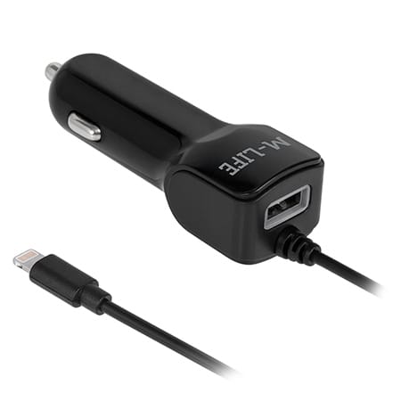 M-Life Incarcator auto Incarcator Auto M-Life ML0993 | Lightning + USB, 2100mA