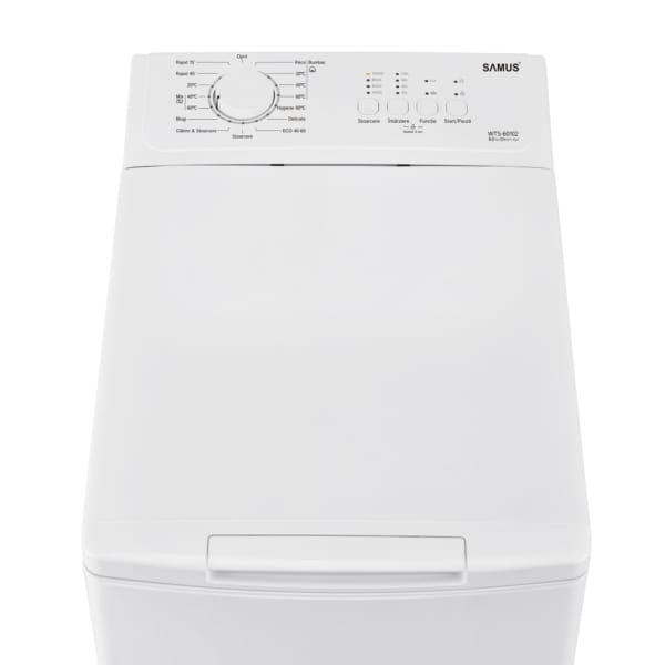 Samus Masina de spalat rufe verticala Mașină de Spălat Rufe Verticală Samus | Clasa C, 6kg, 1000 RPM, 15 programe