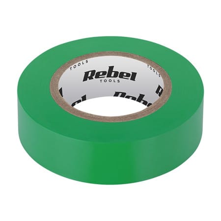 Rebel Banda izolatoare Banda Izolatoare Rebel NAR0427 | 0.13x19mm, 10YD, Verde